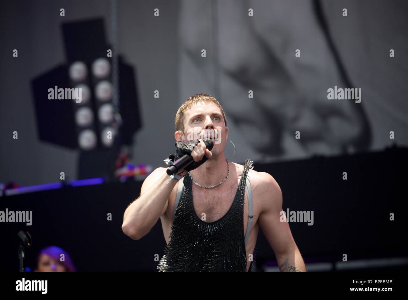 Jake Shears of The Scissor Sisters, The Pyramid Stage, Glastonbury