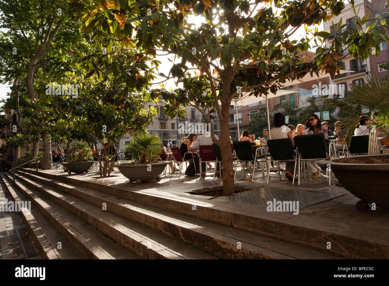 Barcelona Gracia Plaça del Sol Stock Photo - Alamy