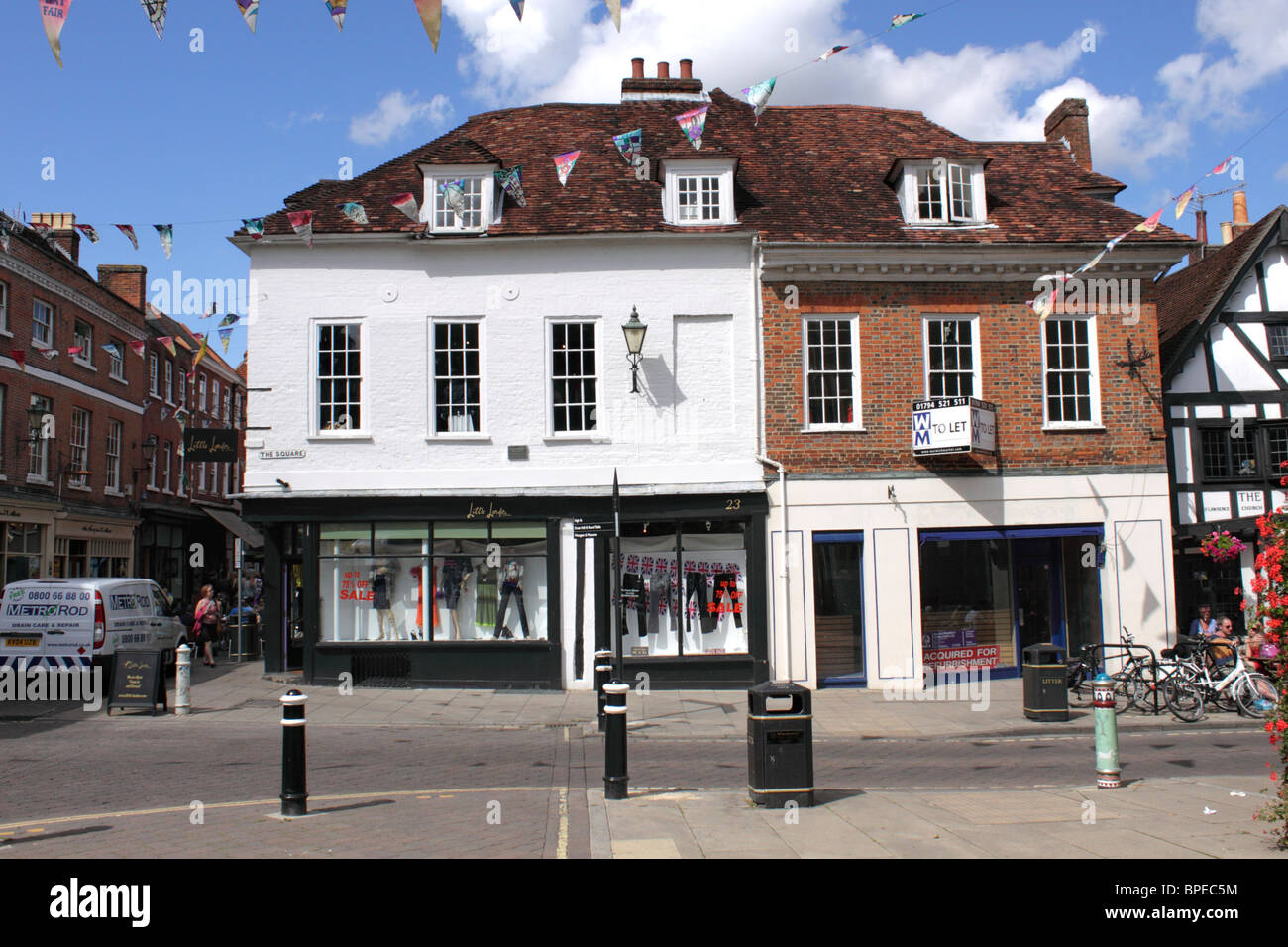 Shops at The Square Winchester Hampshire Stock Photo