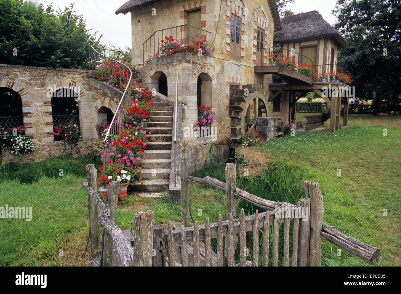 France, Versailles, Royal Palace grounds, Marie village
