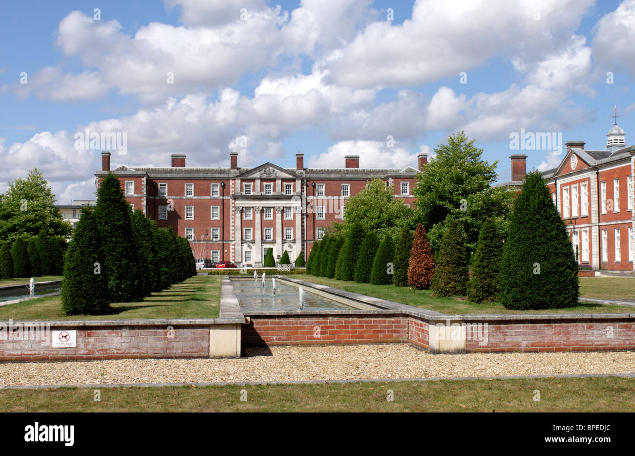 Former military barracks at Peninsula Square Winchester Stock Photo Alamy