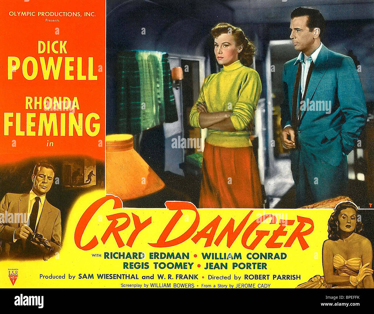 CRY DANGER (1951) POSTER ROBERT PARRISH (DIR) 001 MOVIESTORE COLLECTION LTD Stock Photo