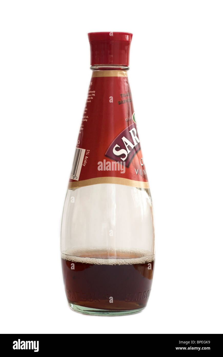 Vinegar Bottle Stock Photo