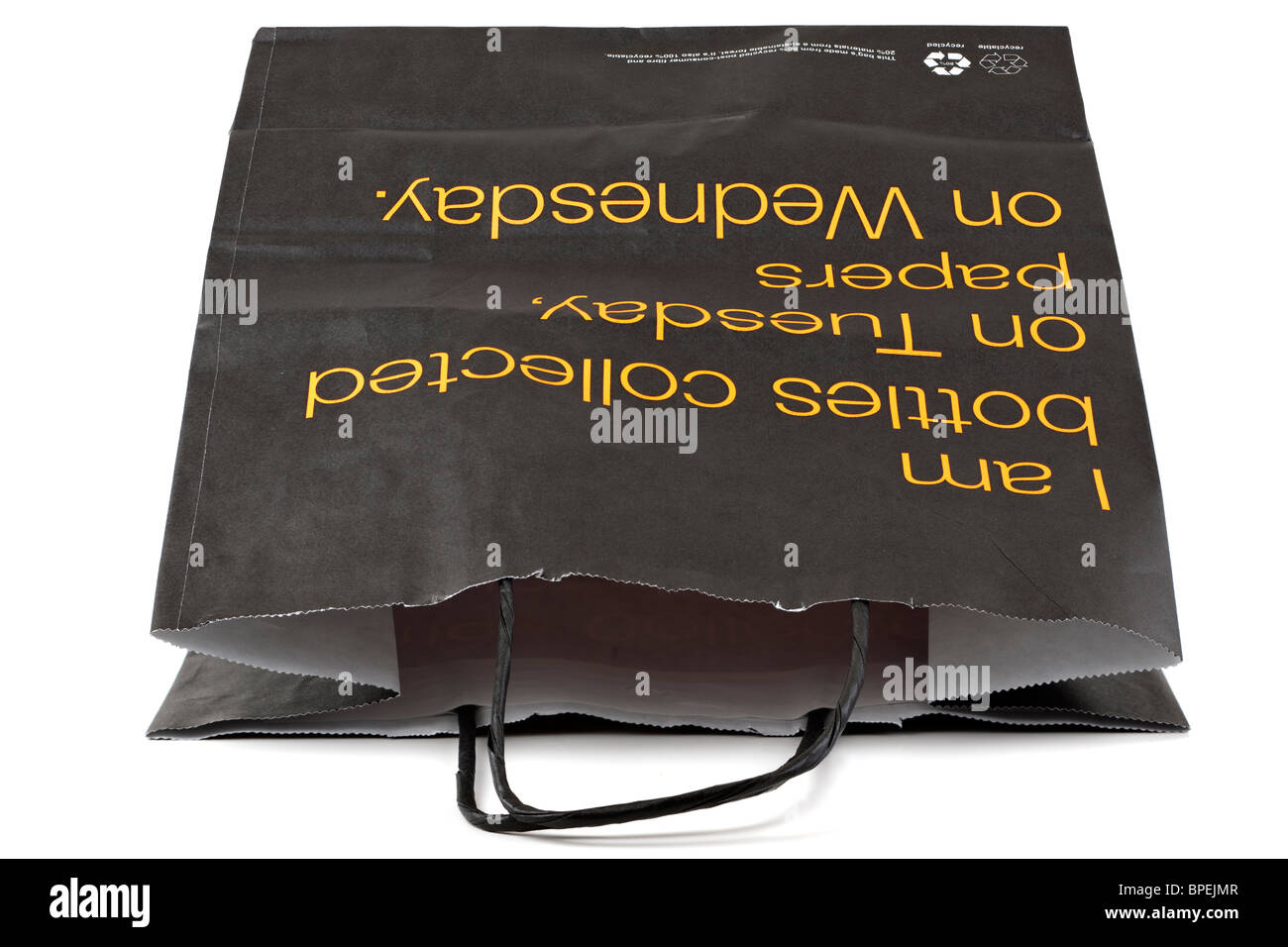 Brown paper recycling bag Stock Photo Alamy