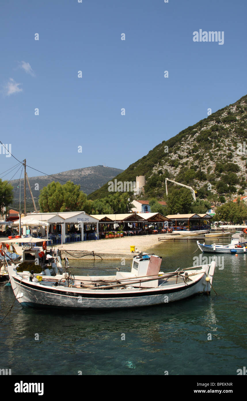 Frikes, Ithaki, Ionian Island, Greece Stock Photo