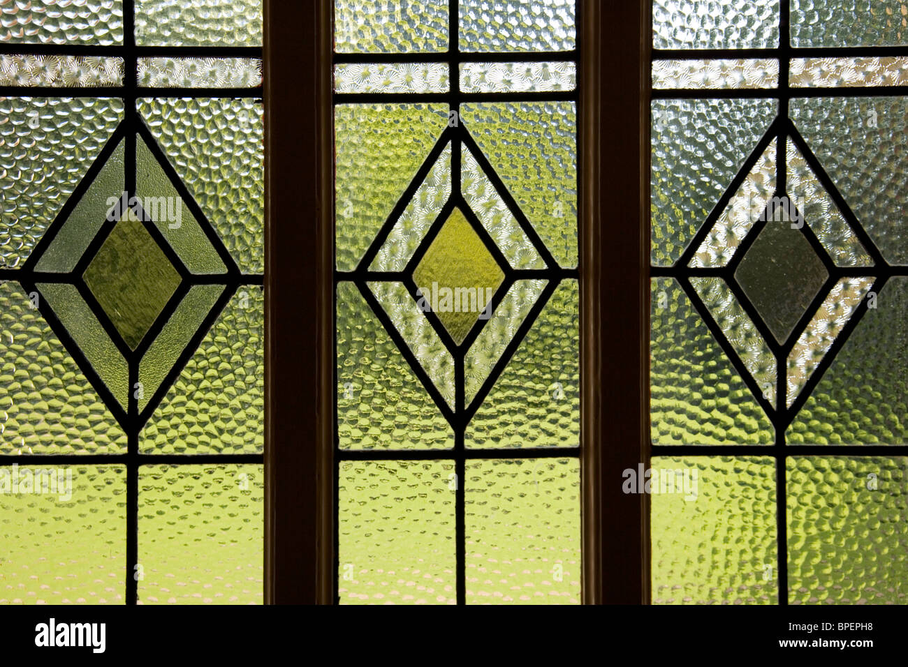 Textured hammered front door glazing pattern Stock Photo Alamy