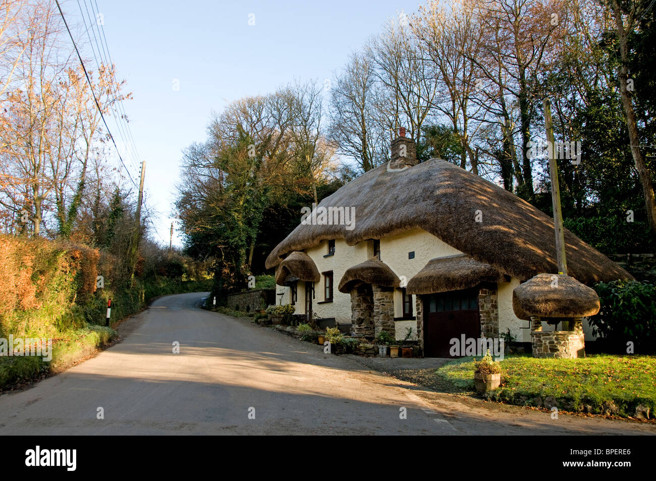 Rockey Cottage in Northlew, near Okehampton, Devon Stock Photo