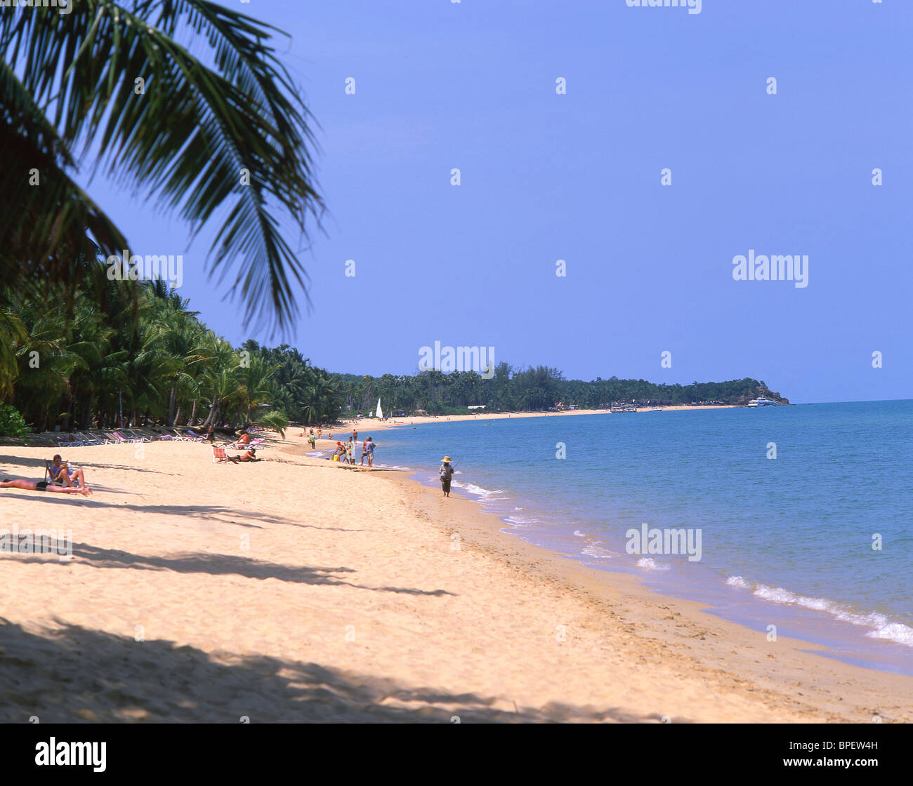 Chaweng Beach, Koh Samui, Surat Thani Province, Kingdom of Thailand Stock Photo