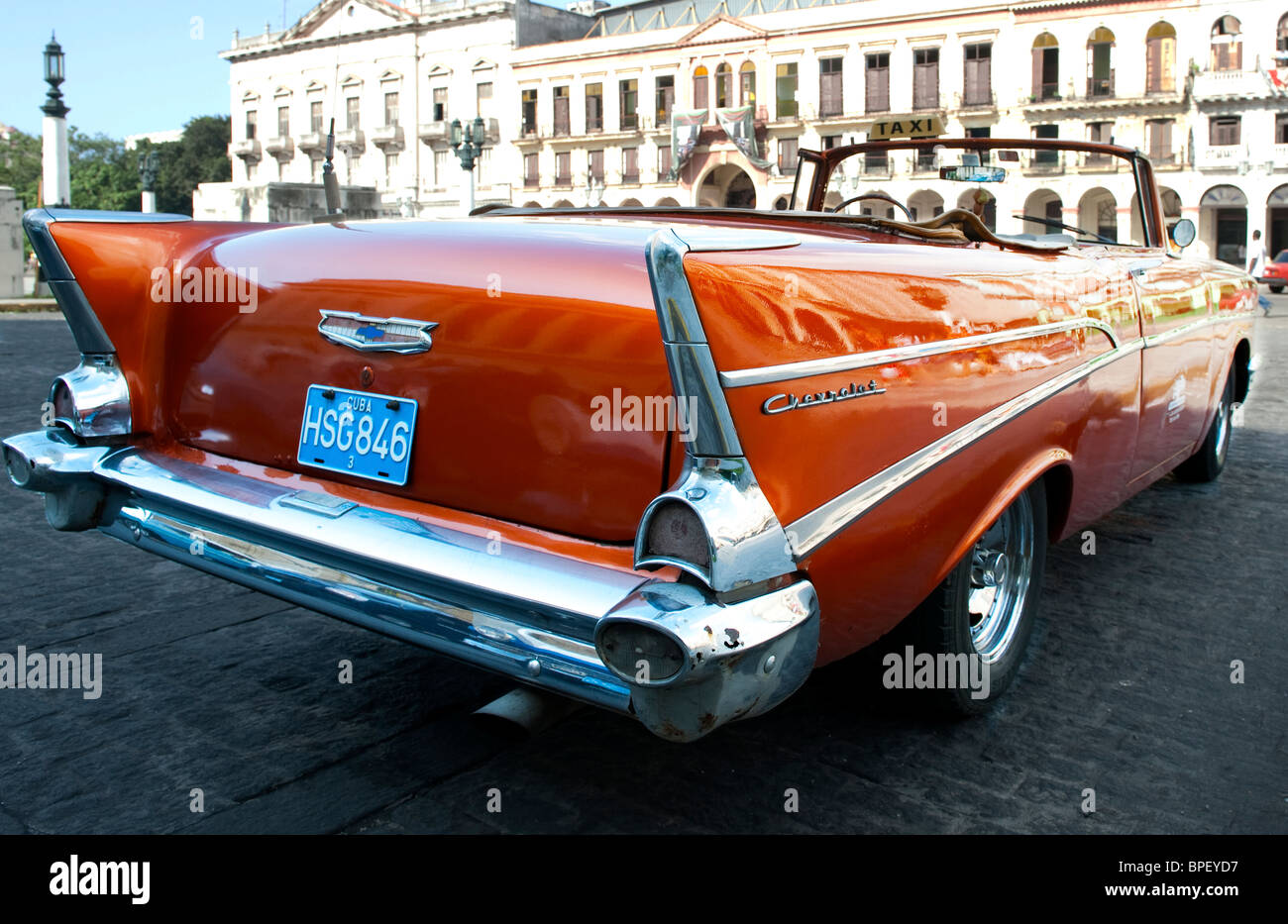 American Fifties car fin Stock Photo