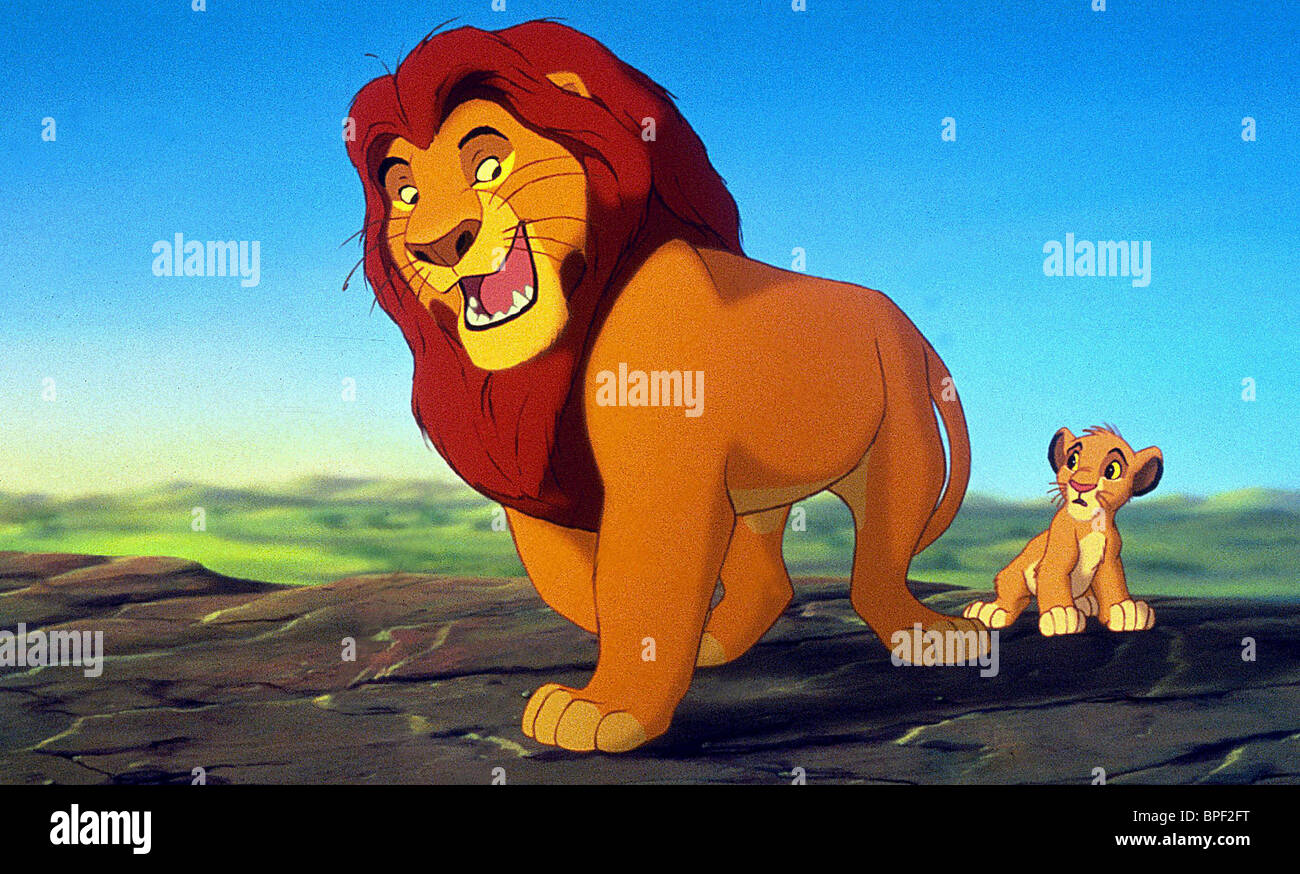MAFUSA & SIMBA THE LION KING (1994 Stock Photo - Alamy