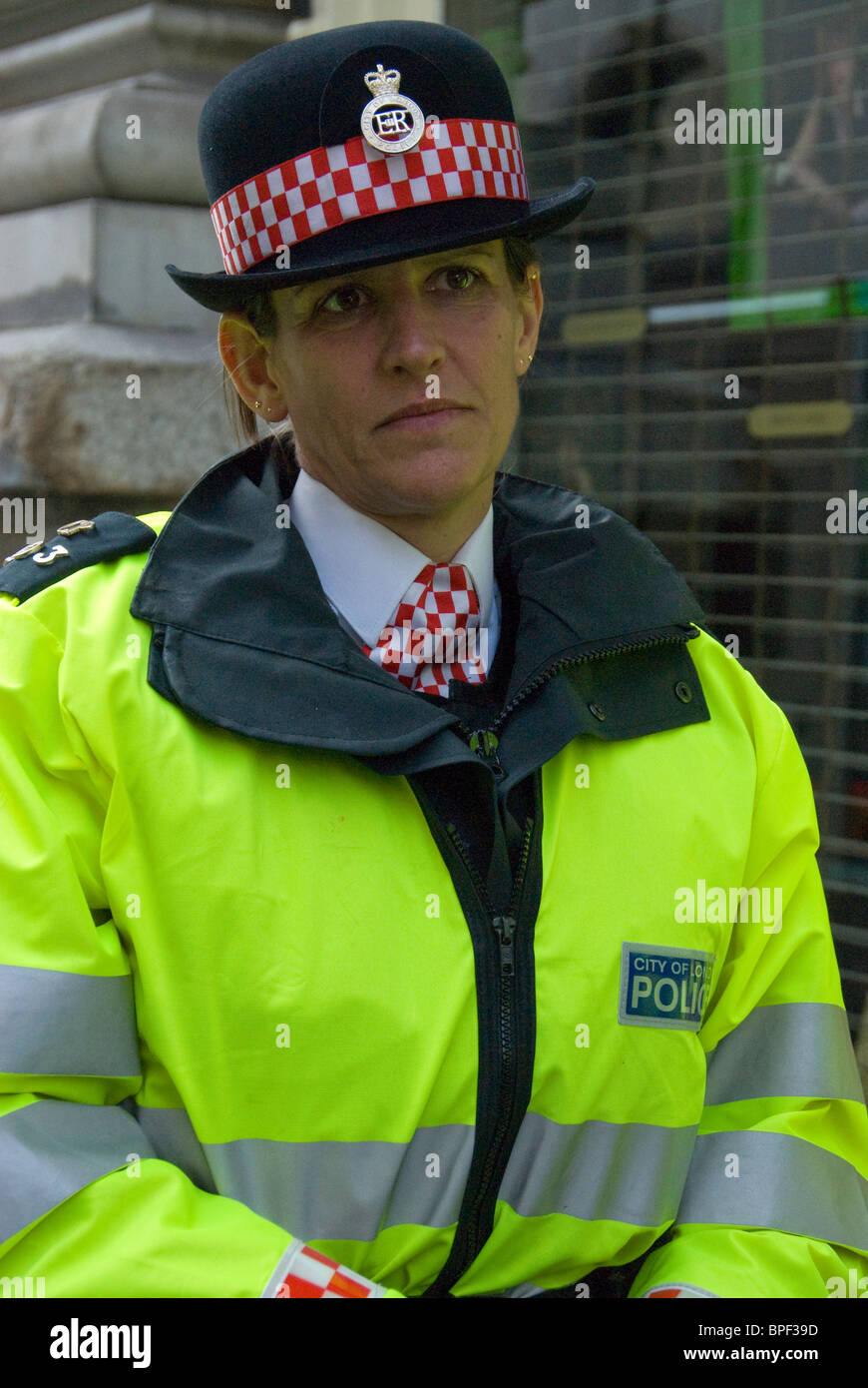 City of London police woman Stock Photo
