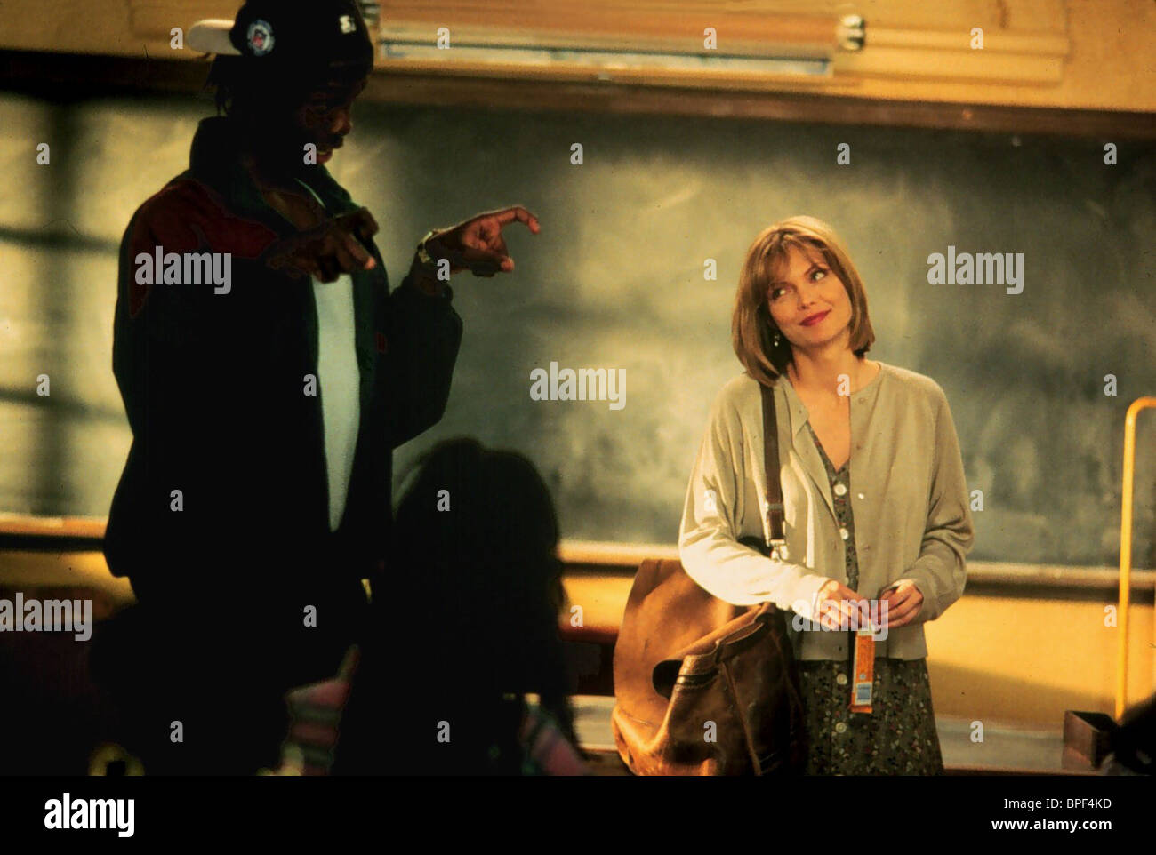 RAHMAN IBRAHEEM, MICHELLE PFEIFFER, DANGEROUS MINDS, 1995 Stock Photo