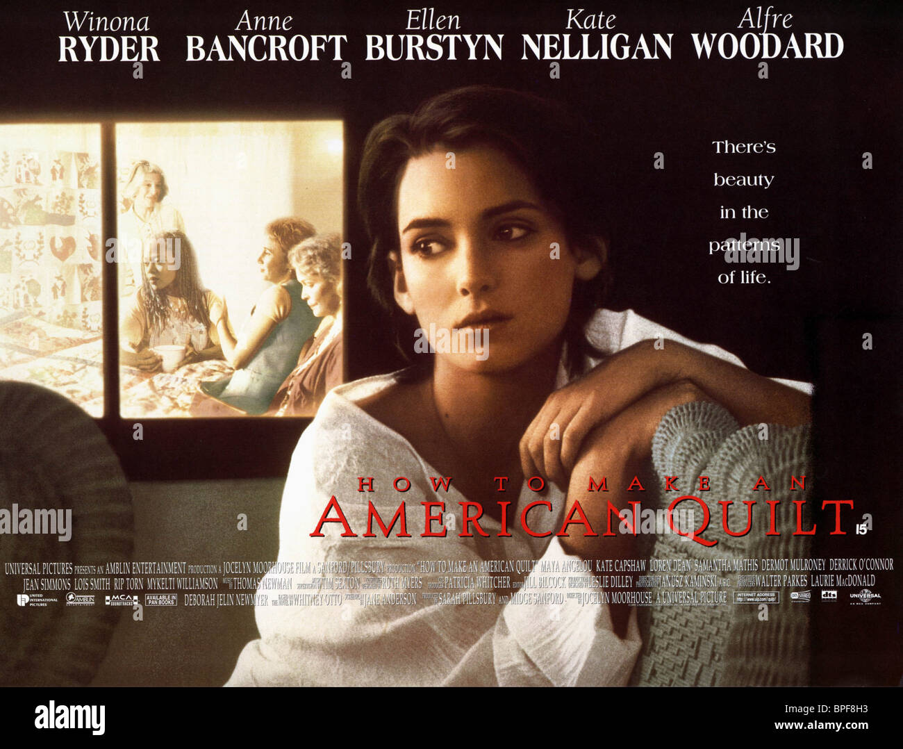 WINONA RYDER POSTER HOW TO MAKE AN AMERICAN QUILT (1995 Stock ...