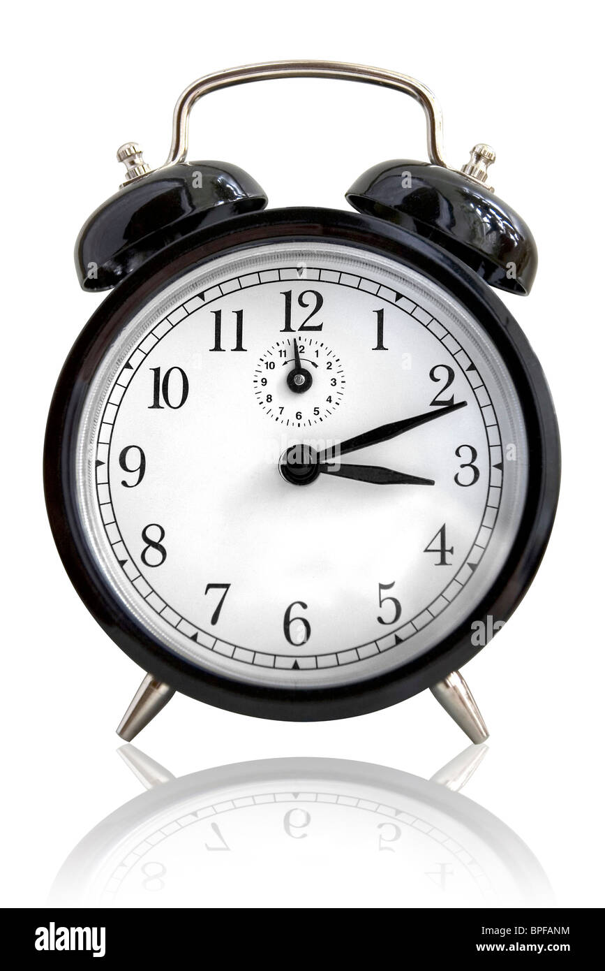 vintage alarm clock Stock Photo Alamy