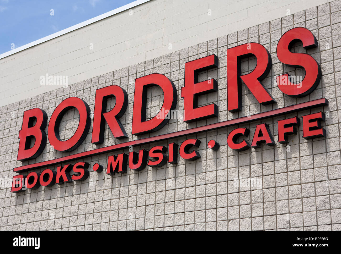 Borders books logo hires stock photography and images Alamy