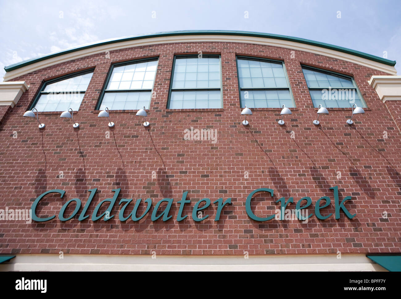 A Coldwater Creek retail store in suburban Maryland. Stock Photo