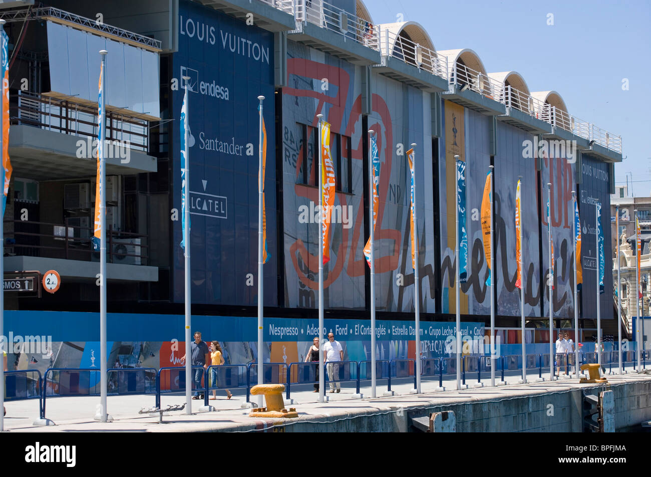 Port America's Cup, Valencia, Spain Stock Photo - Alamy