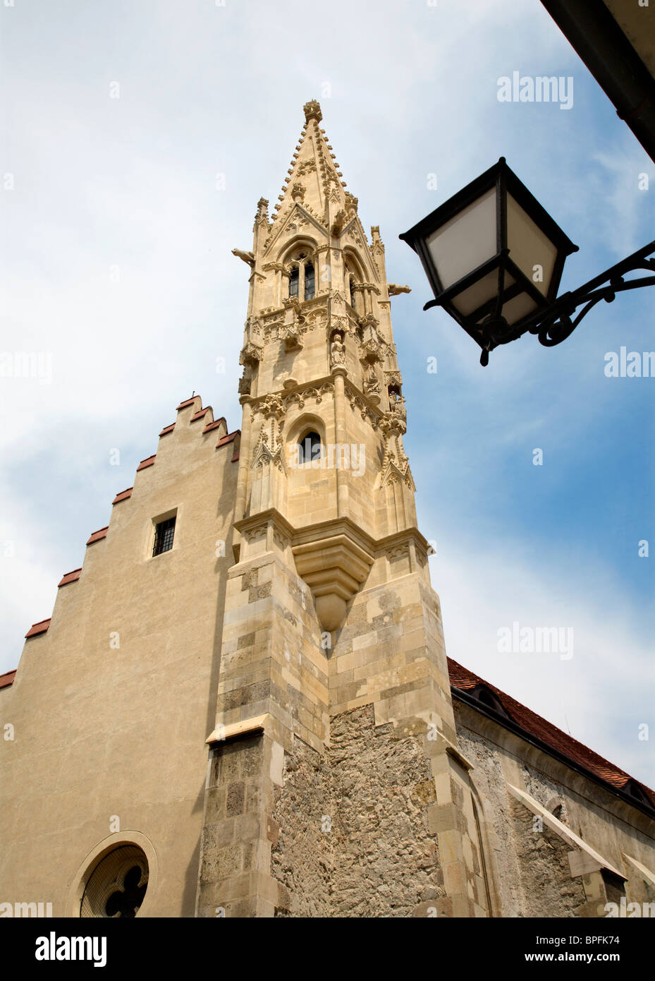 Bratislava - Klarisky gothic tower Stock Photo