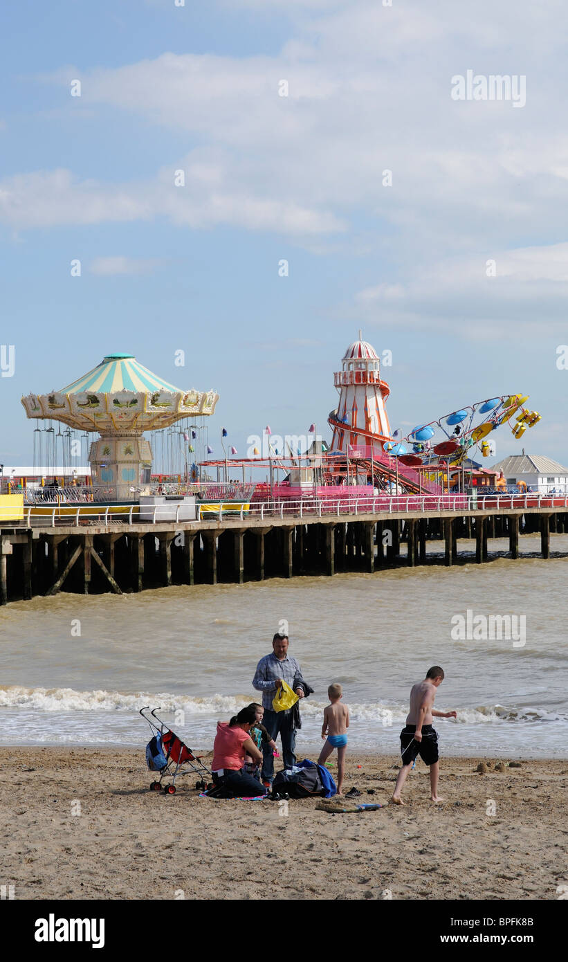 Clacton on Sea Essex England An East Anglia seaside resort with sandy