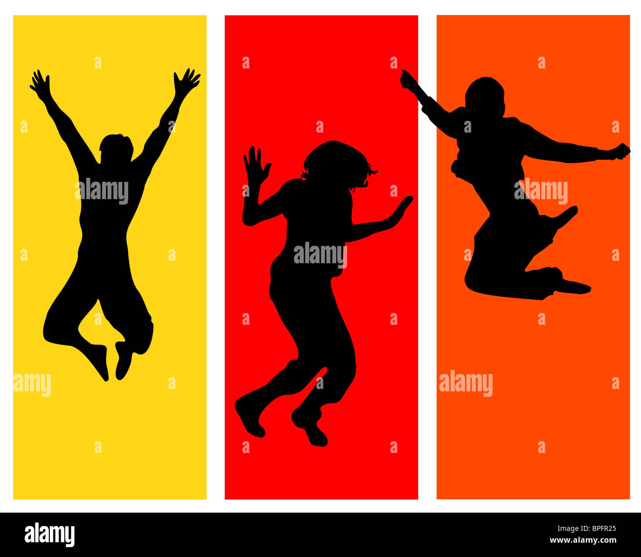 funny jumping teenager Stock Photo Alamy
