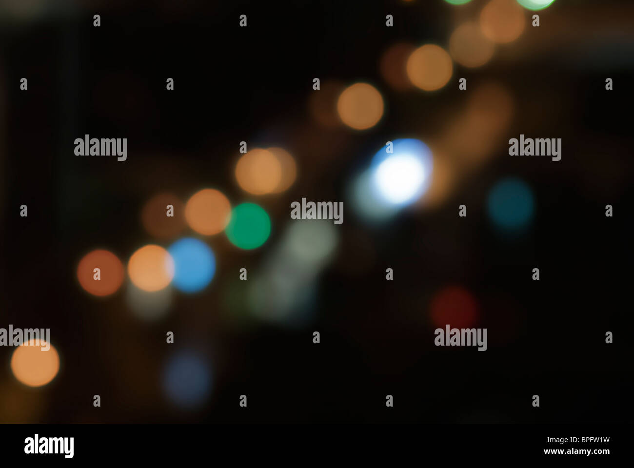 Soft focus lights in darkness hi-res stock photography and images - Alamy