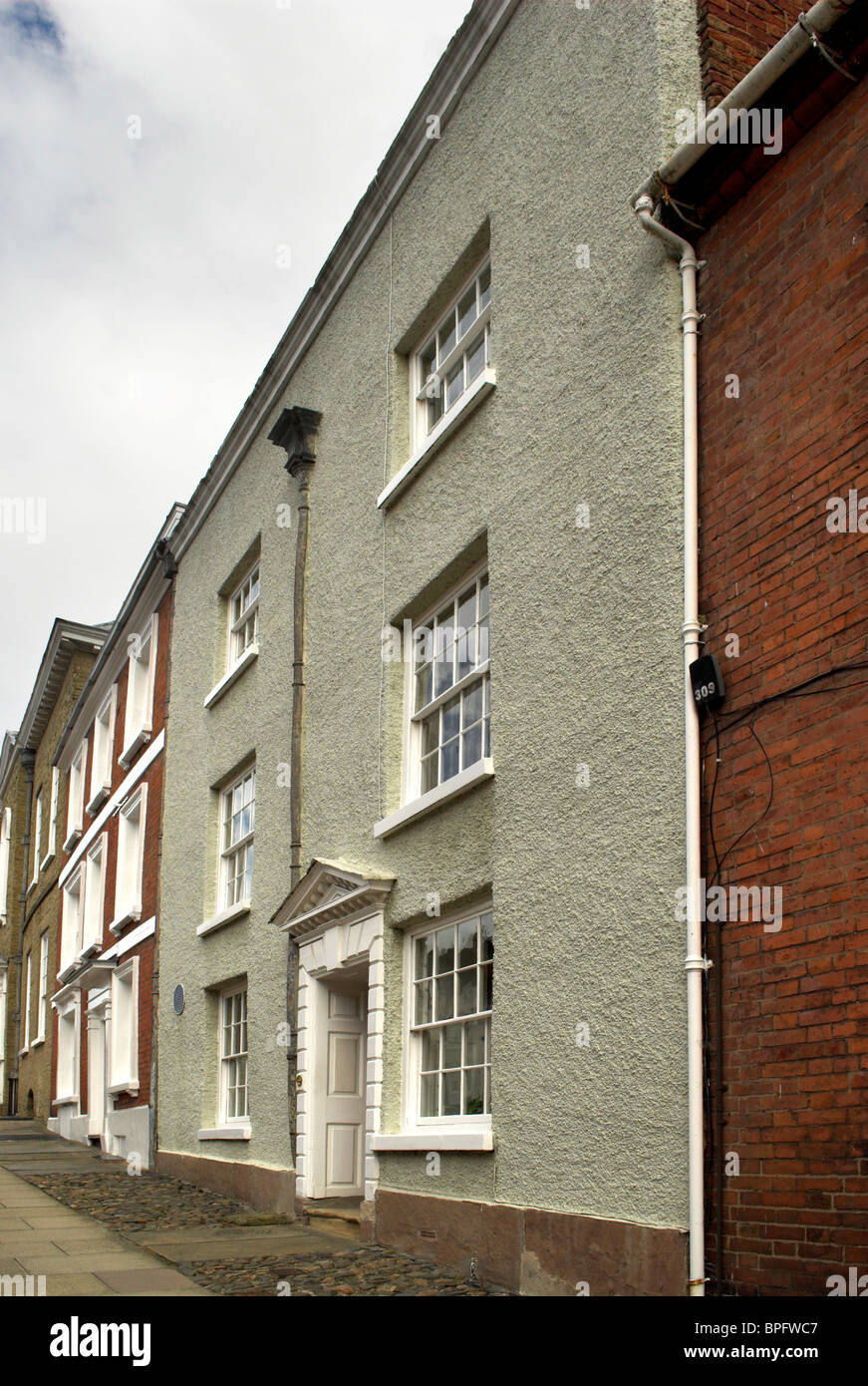 Period architecture Broad Street, Ludlow, Shropshire Stock Photo Alamy