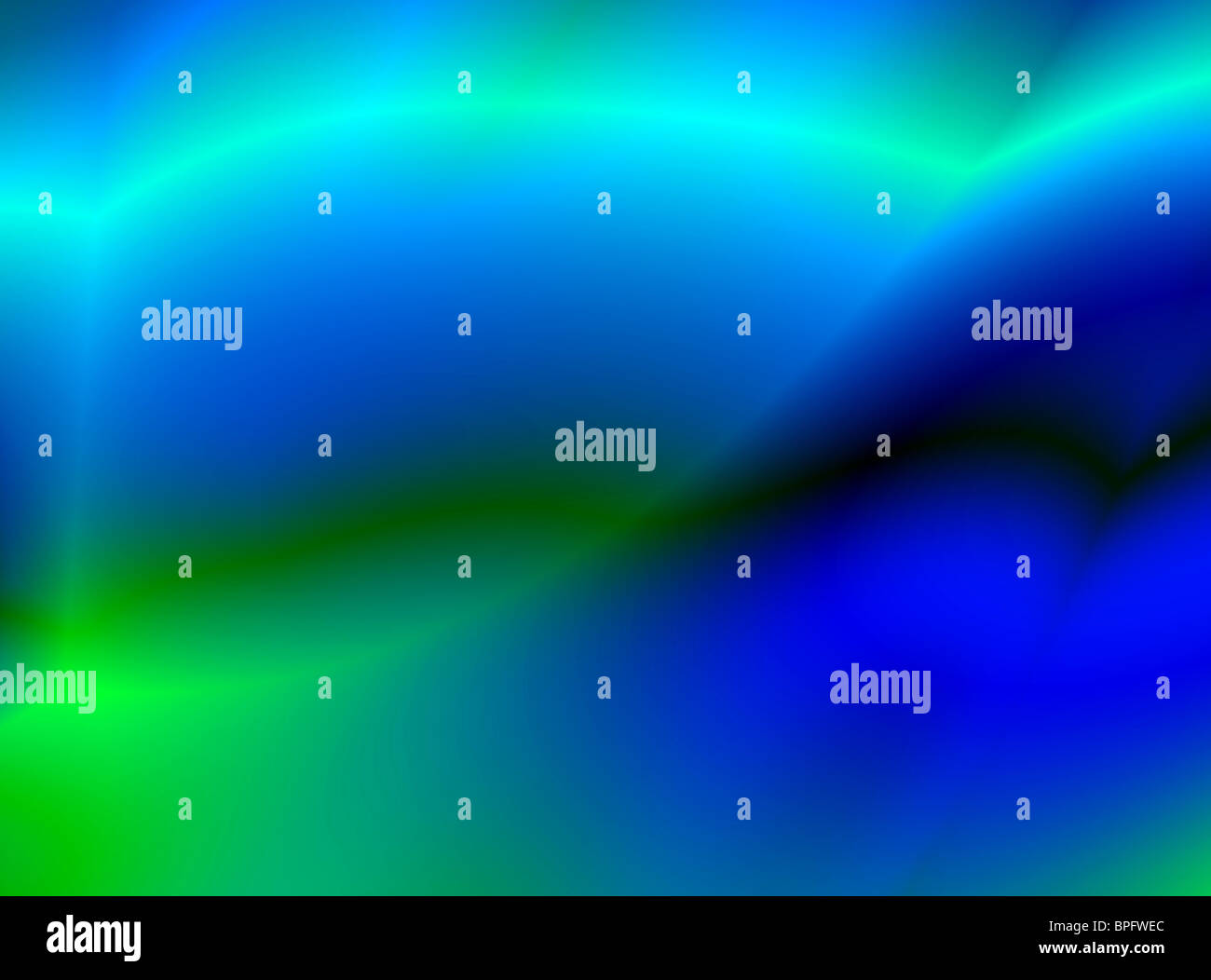 Sea art abstract illustration blue green background Stock Photo - Alamy