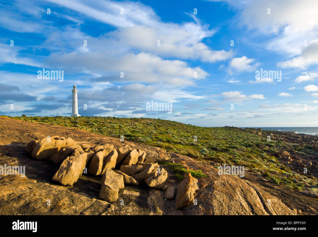 Cape Leeuwin lighthouse, Augusta, Western Australia. [Margaret River] Stock Photo