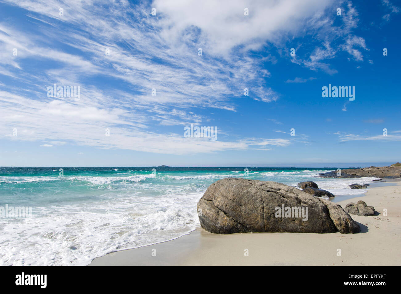 Beach at Cape Leeuwin, Augusta, Western Australia. [Margaret River] Stock Photo