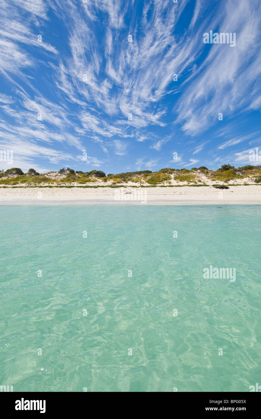 Clear waters of Hamelin Bay, Leeuwinn-Naturaliste National Park, Western Australia. Stock Photo