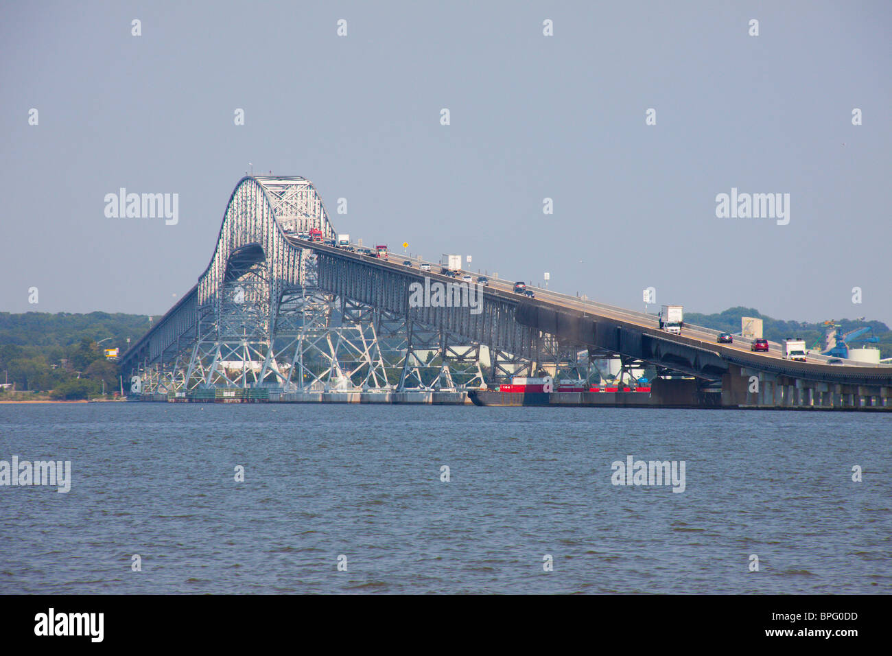 Harry Nice Bridge, Potomac River, Maryland and Virginia, USA Stock