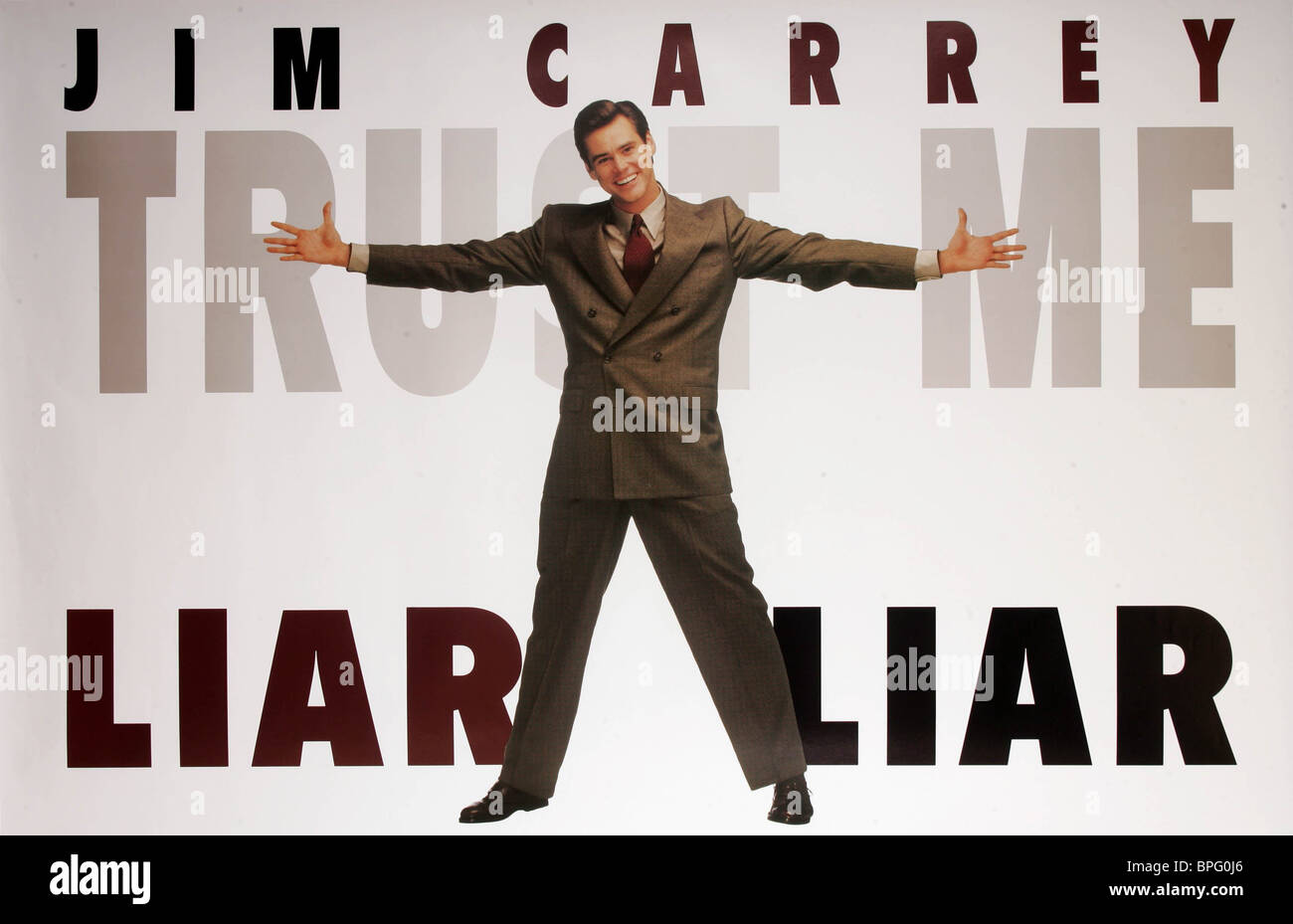Jim Carrey Poster Liar Liar 1997 Stock Photo Alamy Jim Carrey Poster Liar Liar 1997 Stock Photo Alamy