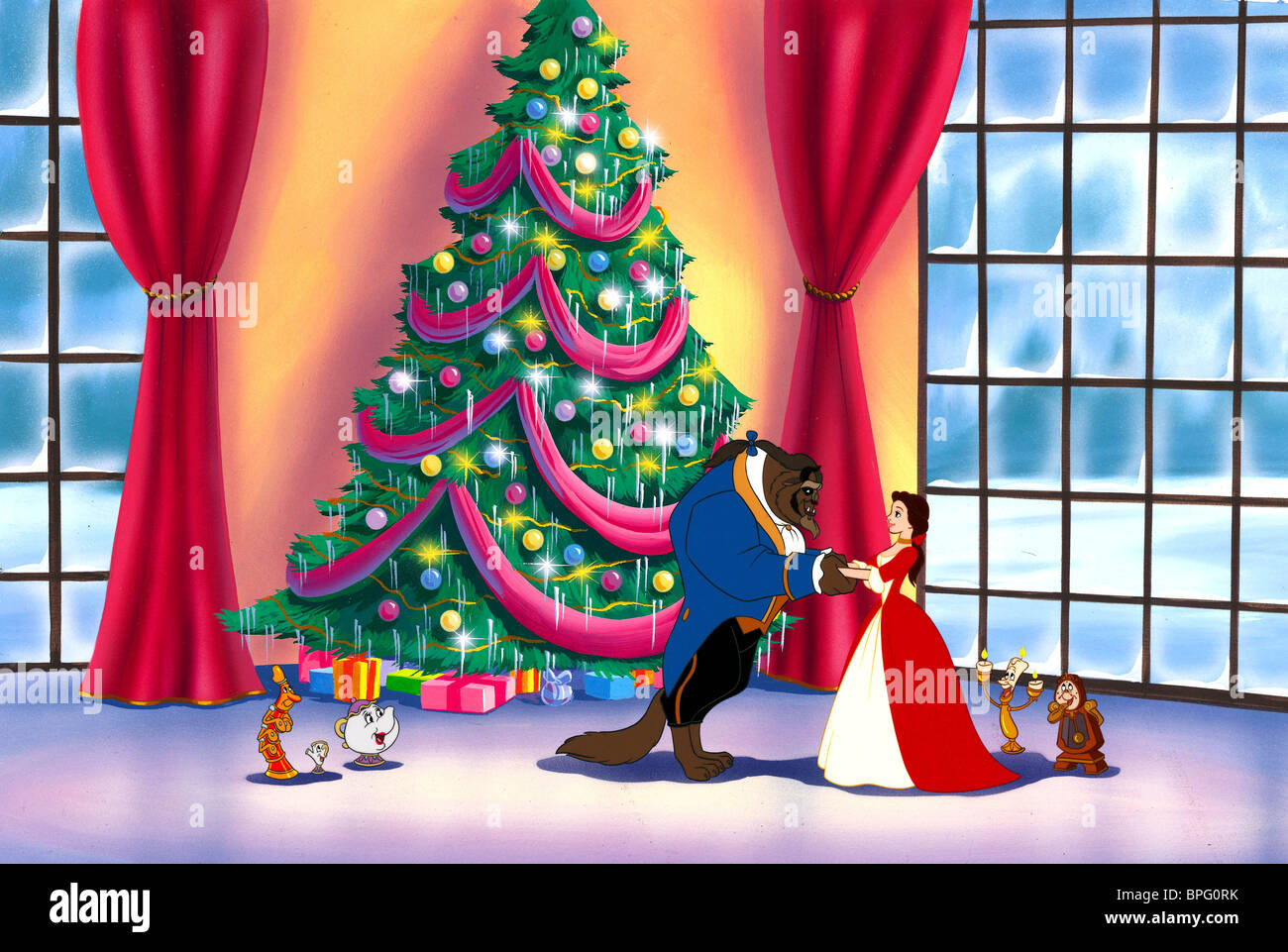 beast belle beauty and the beast the enchanted christmas 1997 stock - Disney Beauty And The Beast Christmas Decorations beast belle beauty and the beast the enchanted christmas 1997 stock - Disney Beauty And The Beast Christmas Decorations