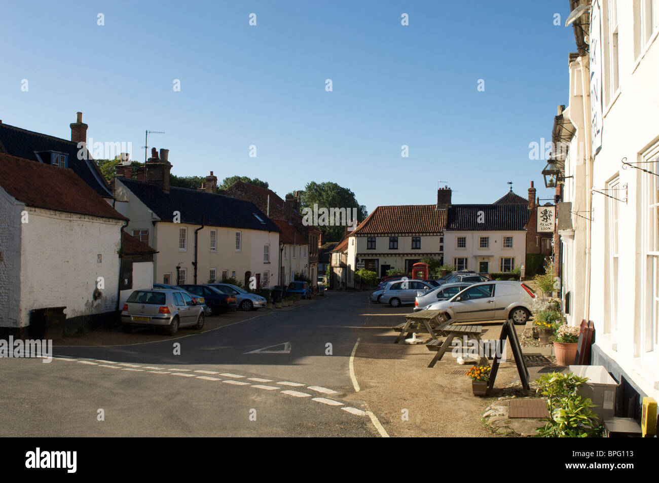 Little Walsingham centre Stock Photo Alamy
