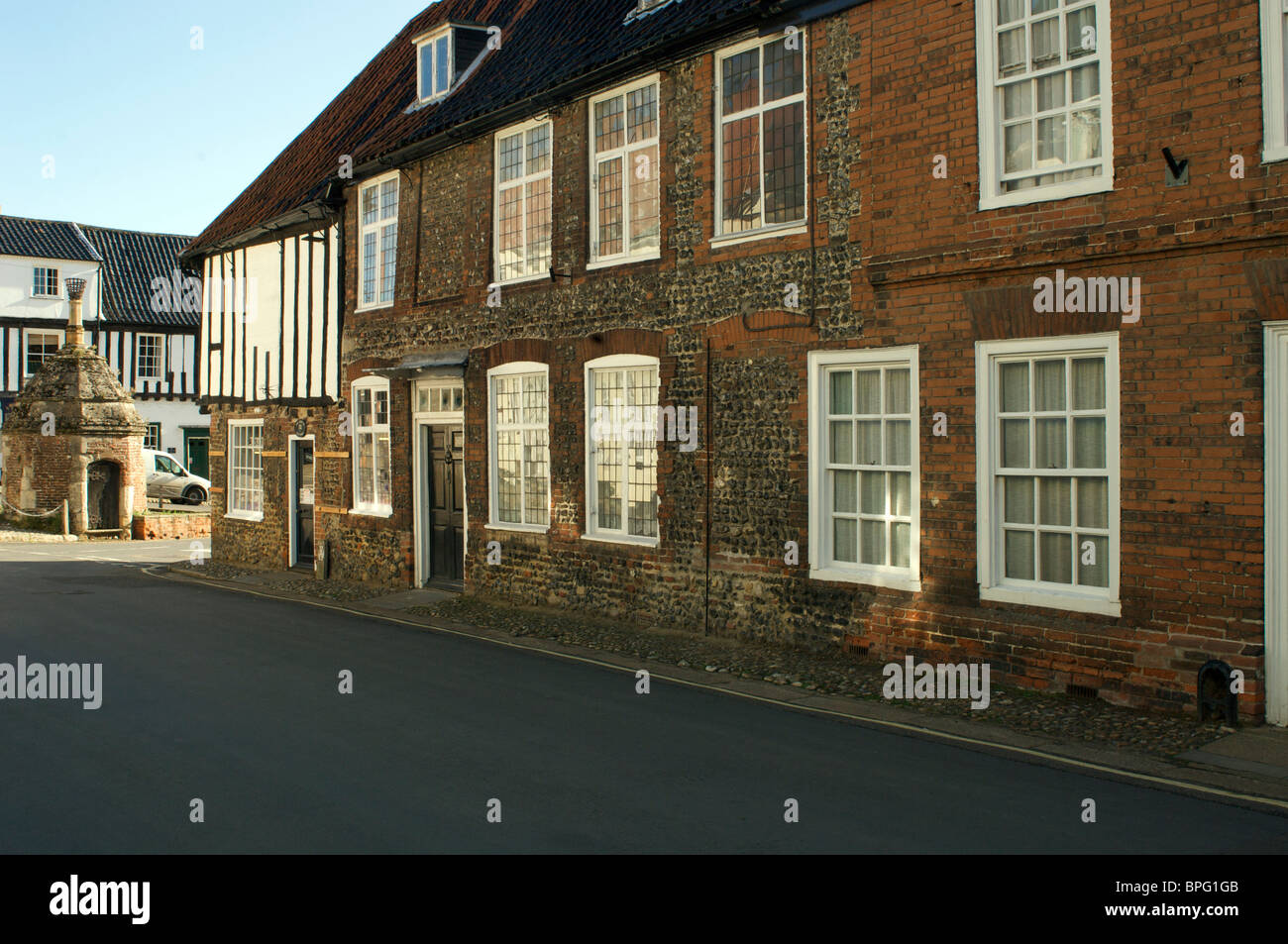 Little Walsingham centre Stock Photo Alamy