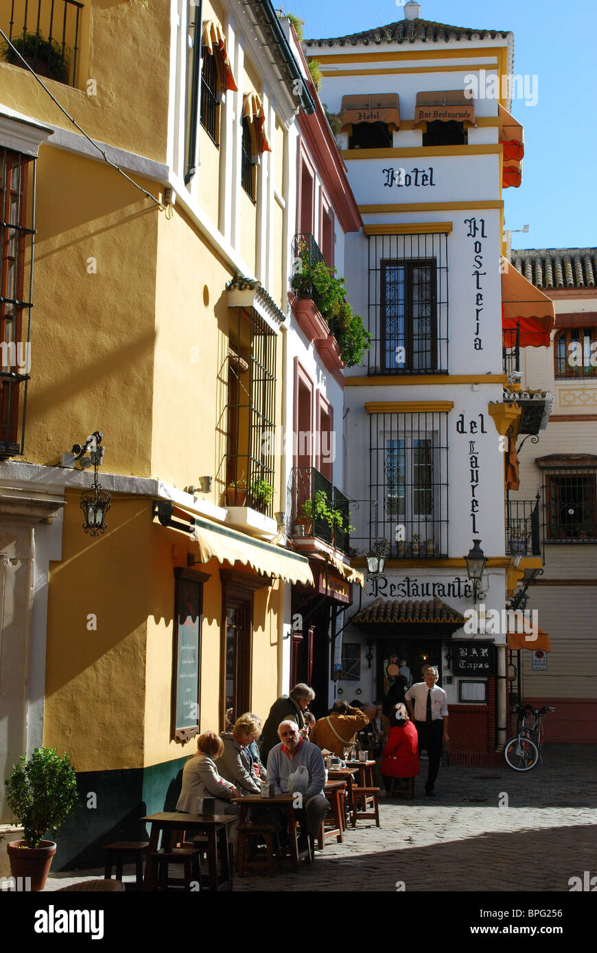 Tapas Bar In The Santa Cruz District Seville Seville Province Tapas Bar In The Santa Cruz District Seville Seville Province