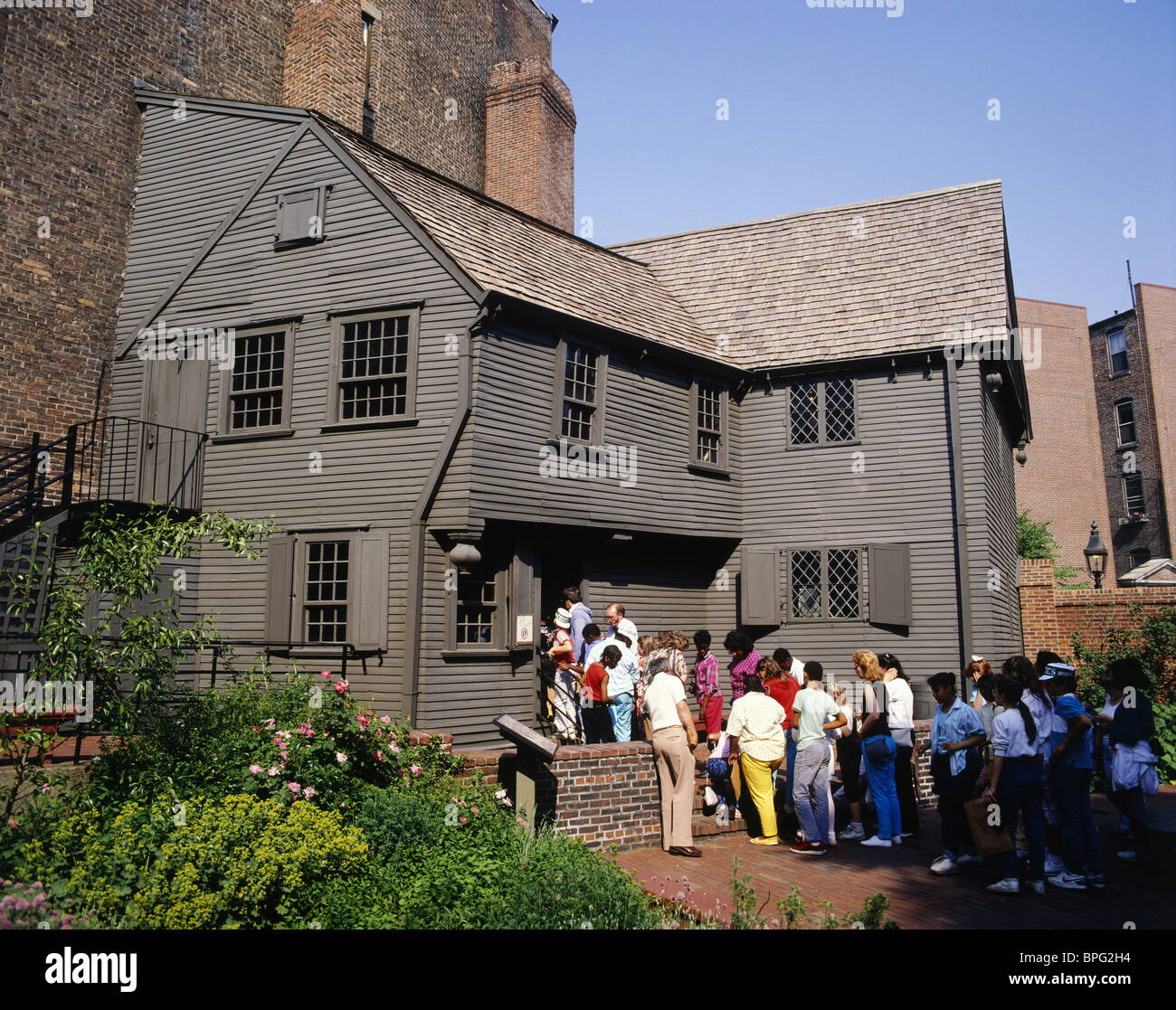 Paul Revere's House, Boston, Mass., USA Stock Photo