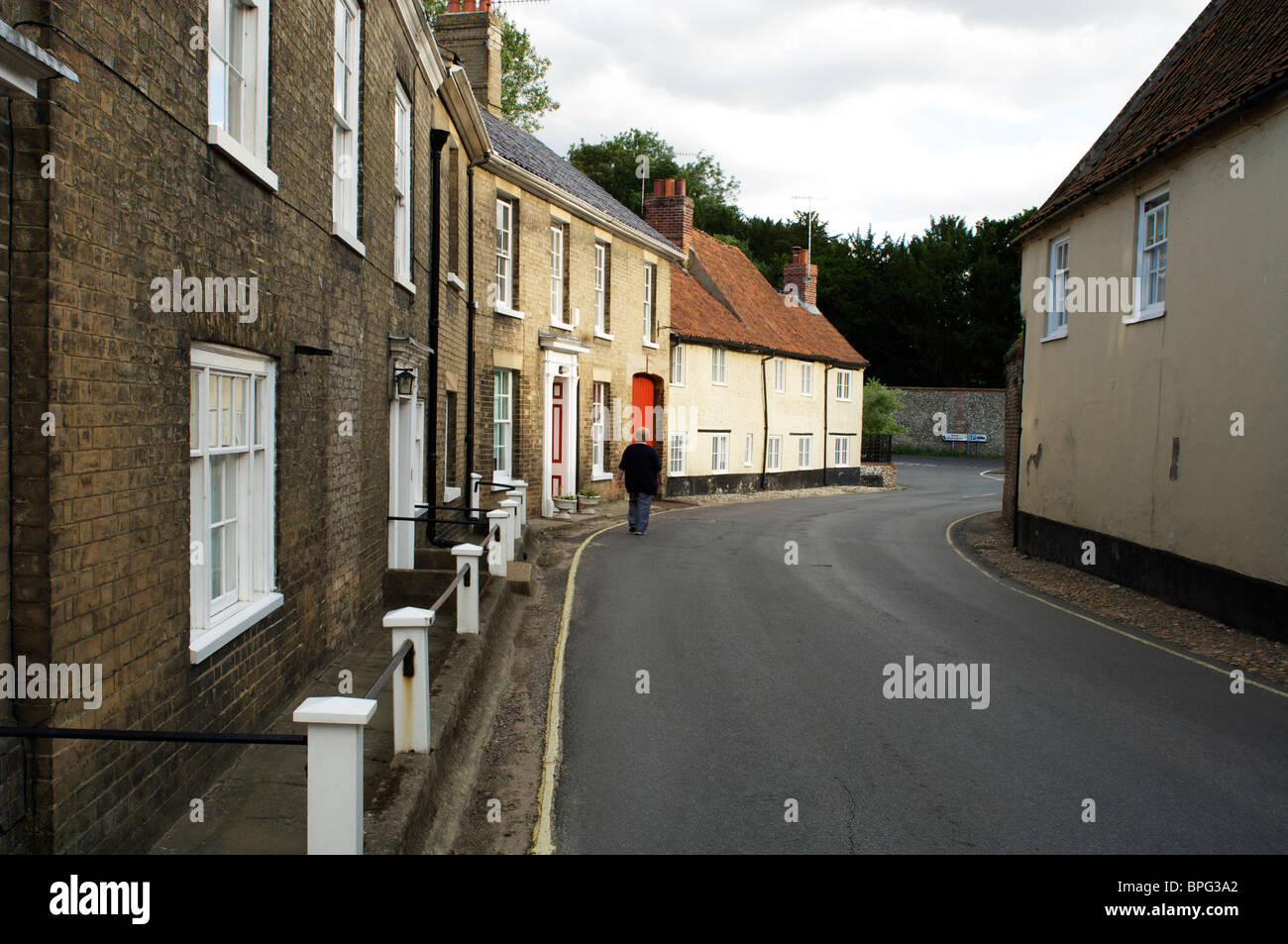 Little Walsingham street Stock Photo Alamy