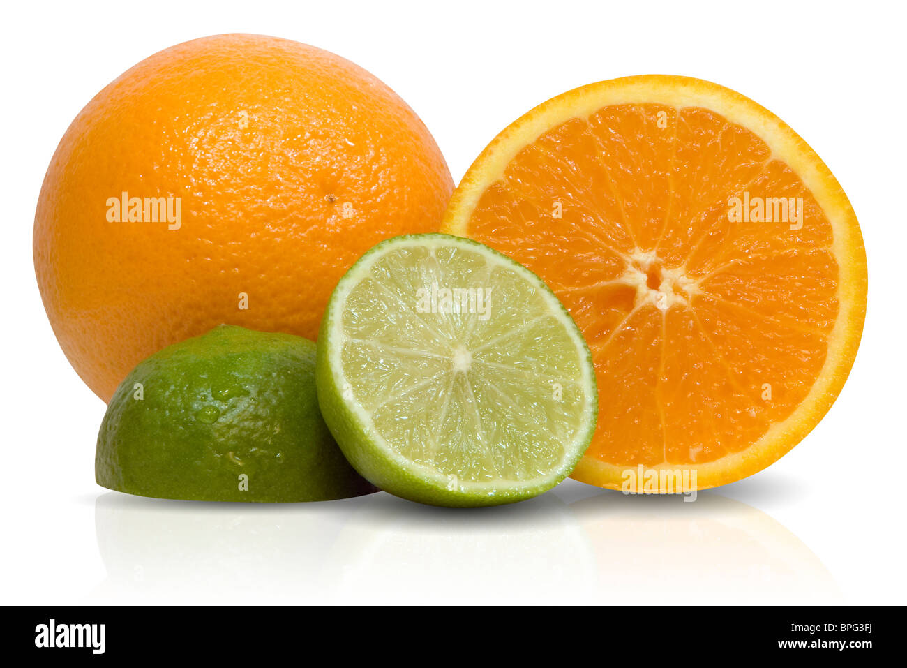 oranges and limes Stock Photo - Alamy
