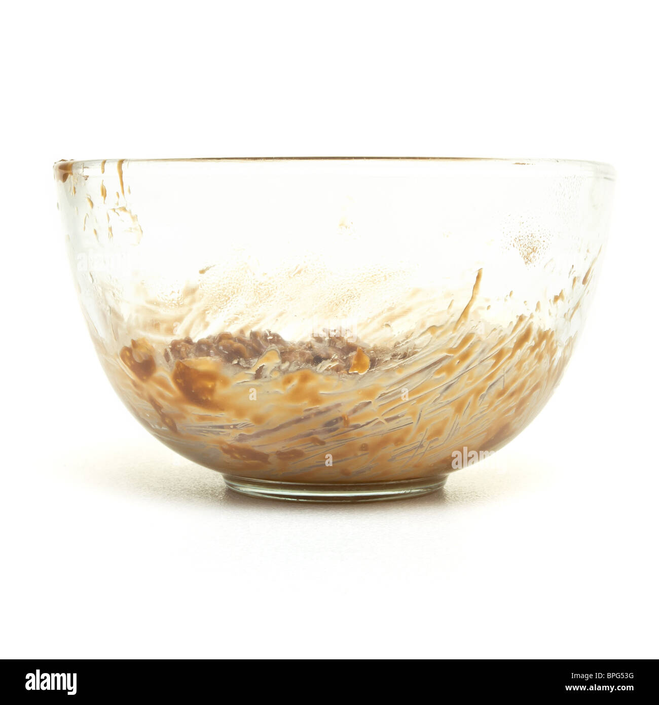 Cake in top pyrex bowl