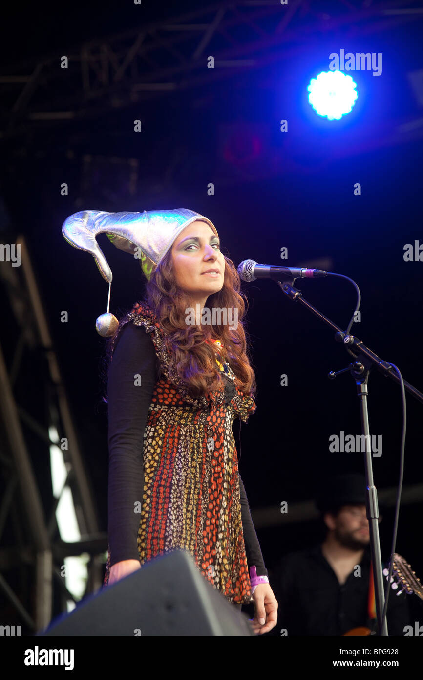 The Jokers Daughter Performing At The Green Man Festival 2010 Wales U