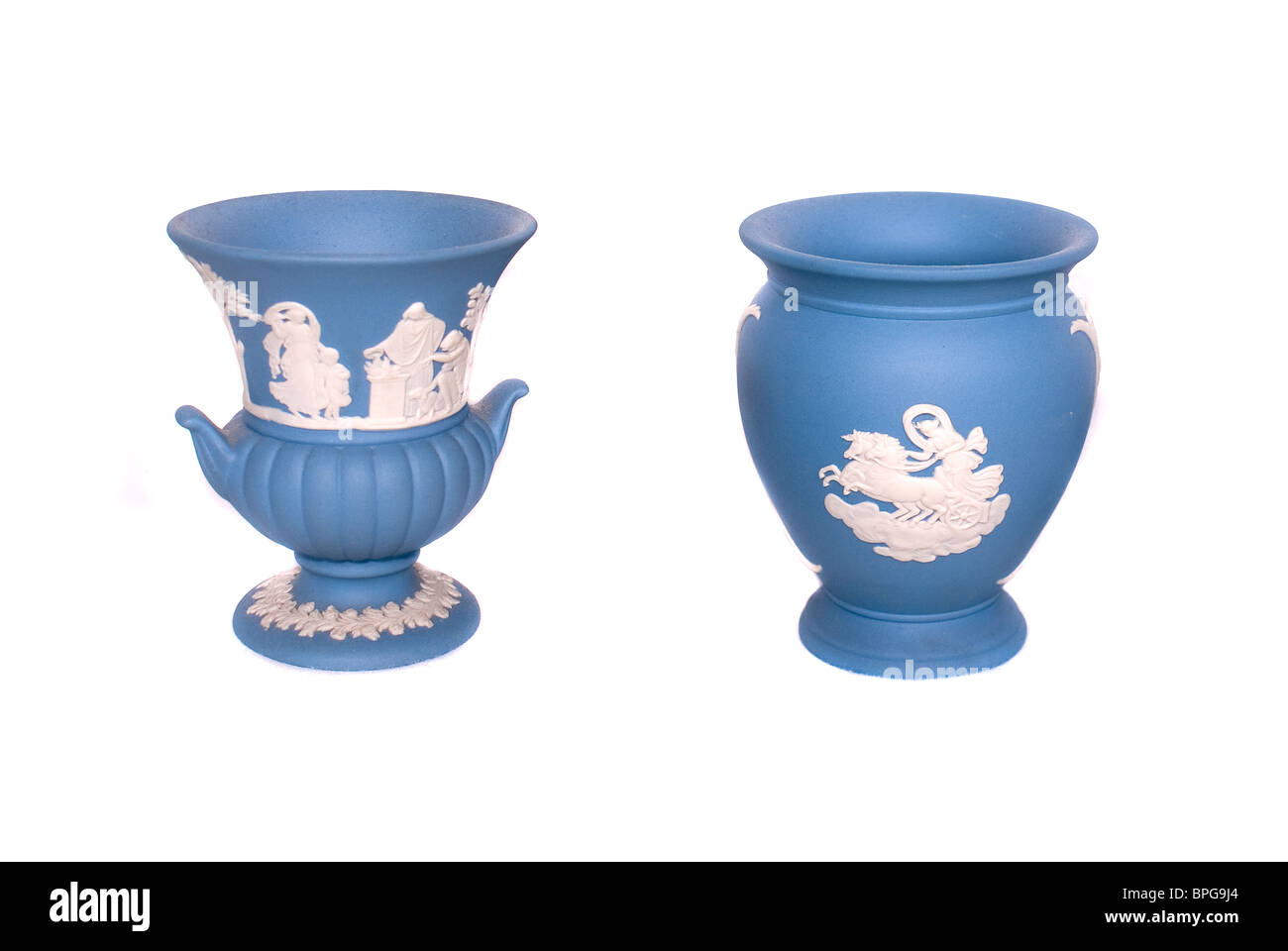 Blue Jasperware Wedgewood vase. Wedgewood blue Egg pot Wedgewood