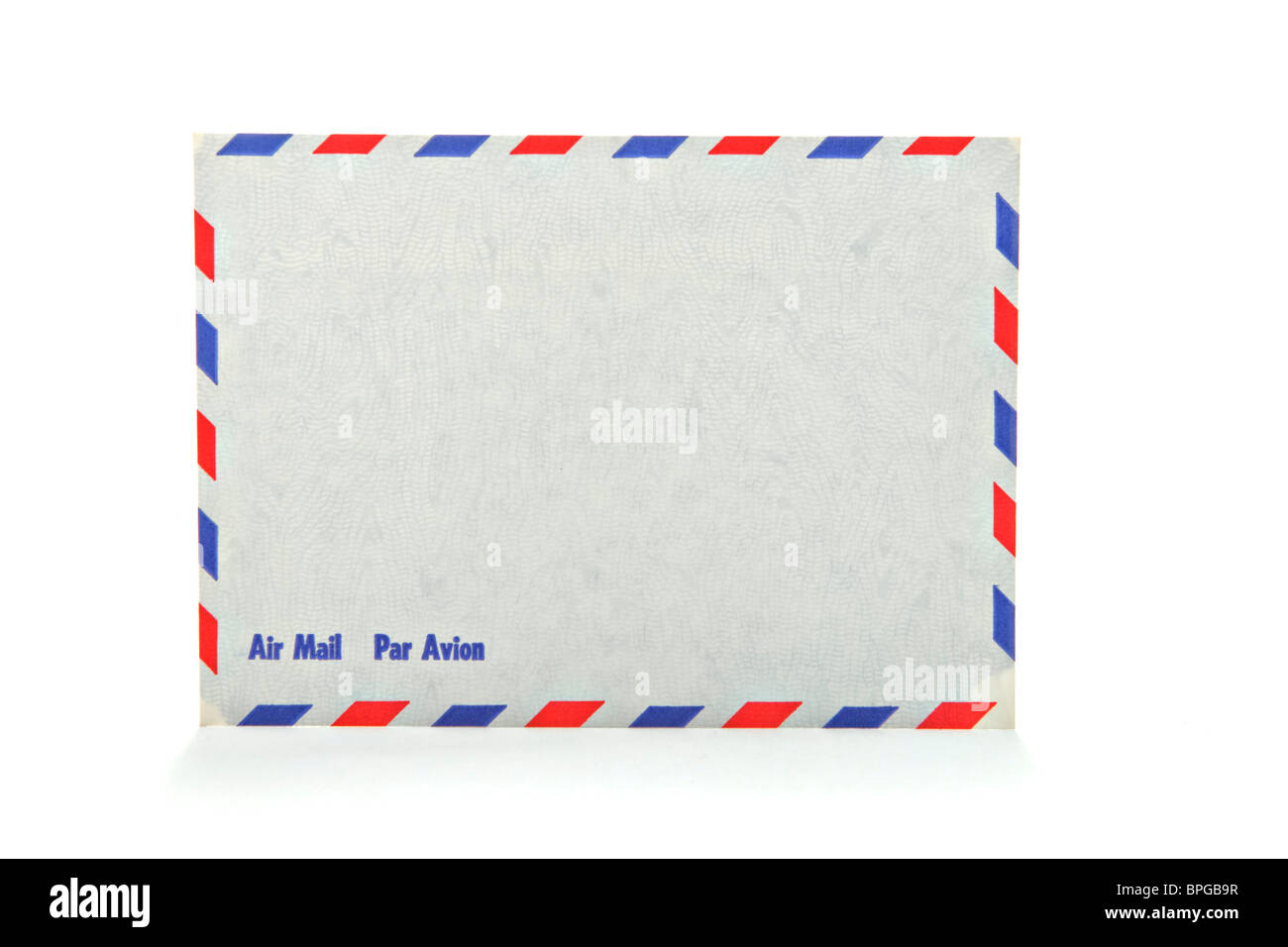 Air Mail Postal Envelope Stock Photo