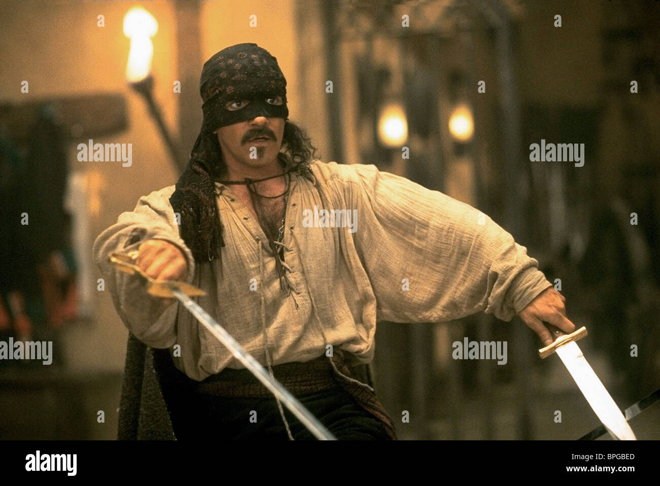 Antonio Banderas Mask Zorro 1998 High Resolution Stock Photography and