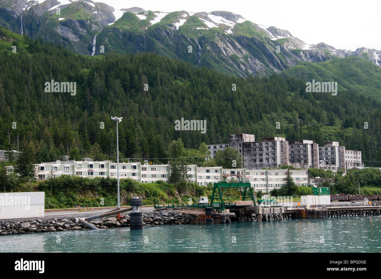 Whittier alaska town hi res stock photography and images Alamy Whittier alaska town hi res stock photography and images Alamy