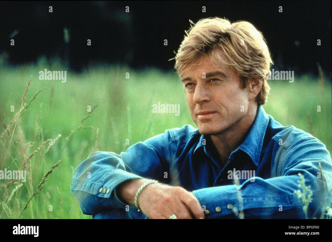 Robert Redford The Horse Whisperer 1998 Stock Photo Alamy