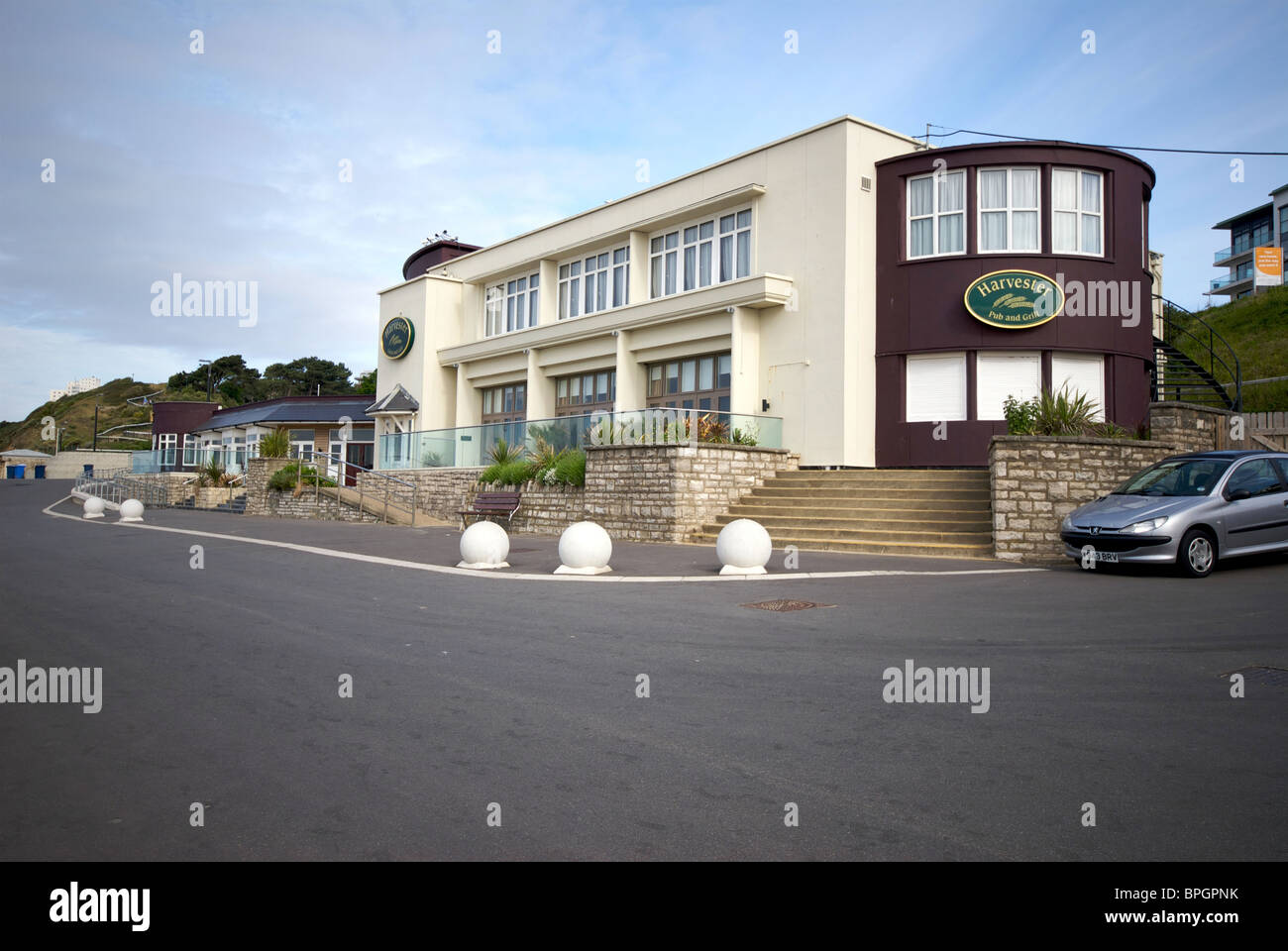 Dorset UK Seafront Stock Photo Alamy