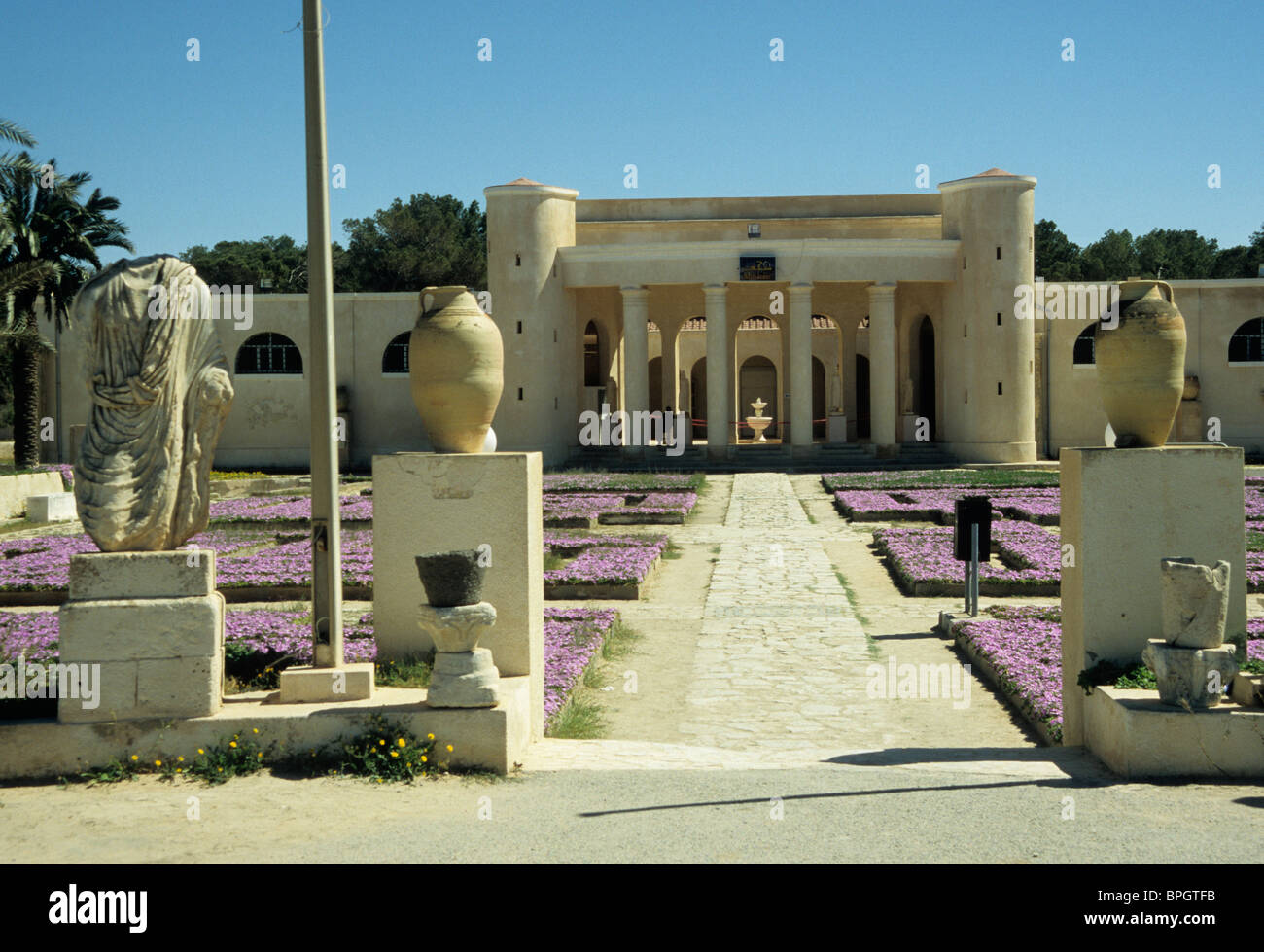 The Museum of Sabratha, Libya Stock Photo