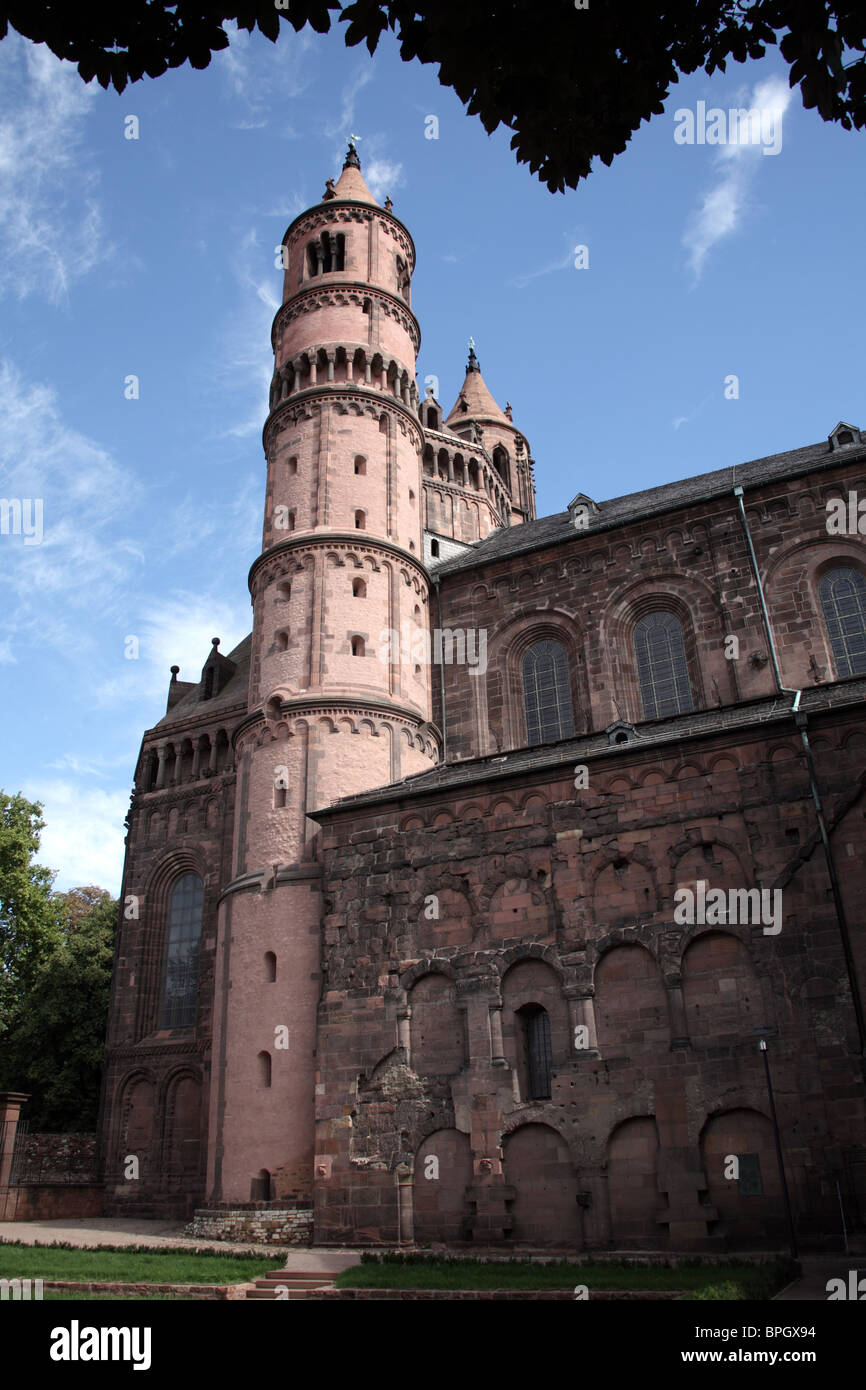 The Cathedral, Worms, Rheinland Pfalz, Germany Stock Photo