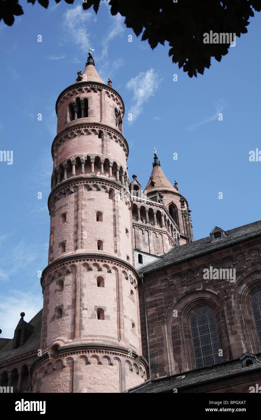 The Cathedral, Worms, Rheinland Pfalz, Germany Stock Photo